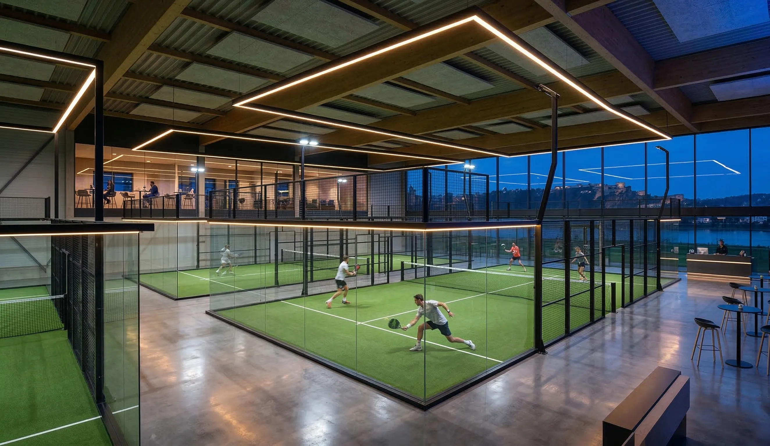 Jc Am Rhein Padel-Halle Koblenz | Die erste Padel-Halle am Rhein